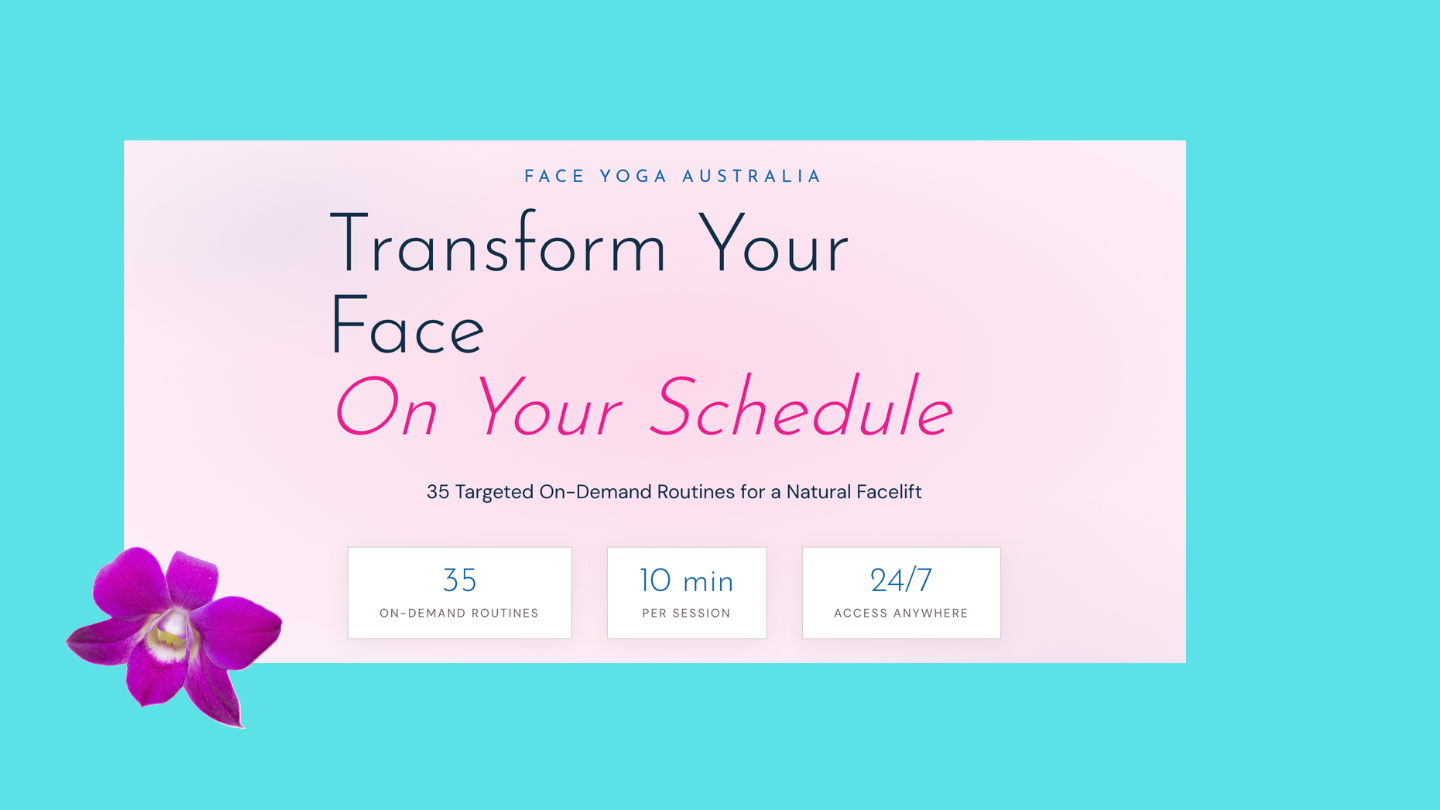 Transform your face with on-demand Face Yoga